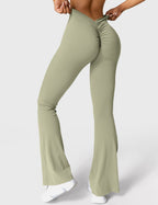 R&B | Ausgestellte Leggings mit V-Ausschnitt