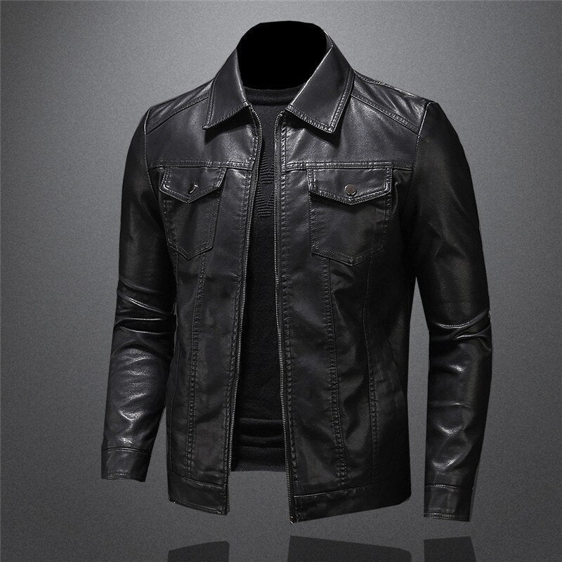R&B | Klassische Lederjacke für Herren
