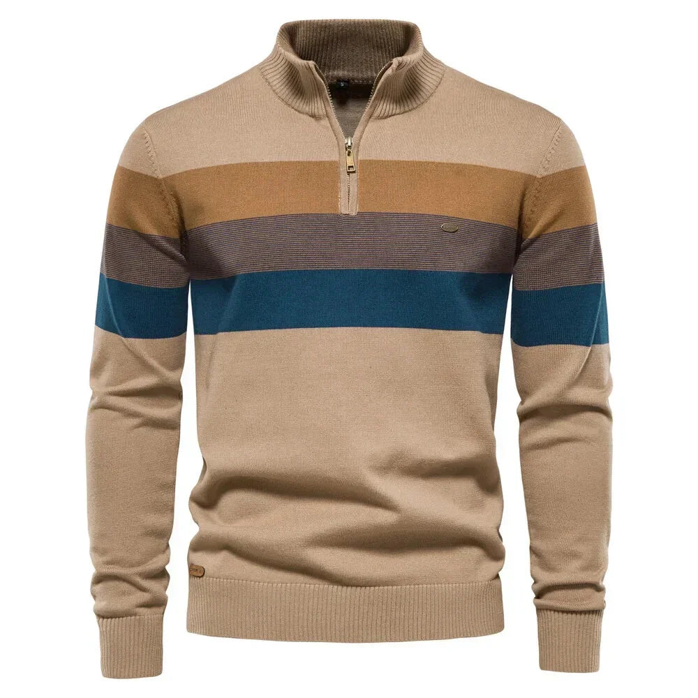 R&B | Wärmer Strickpullover mit Reißverschluss für Den Winter