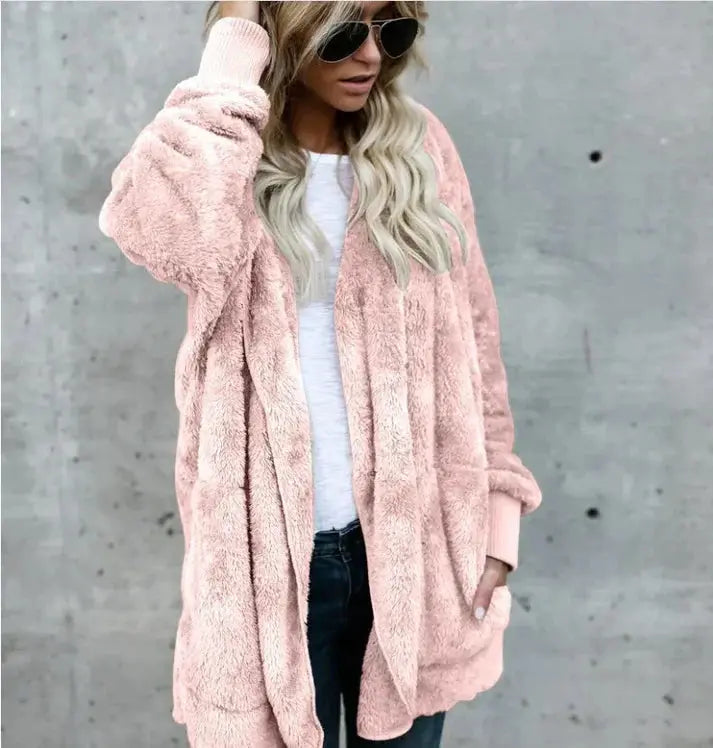 R&B | Warme Teddy Fleecejacke