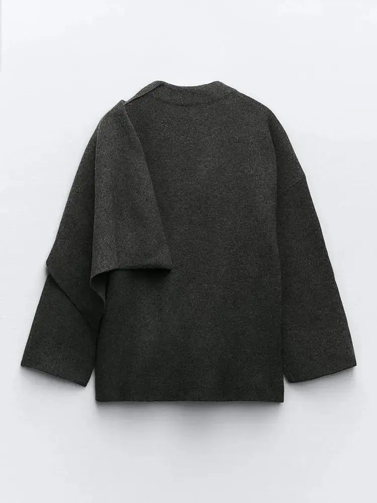 R&B | Elegante Cape Jacke Zeitloser Stil und Vielseitige Eleganz