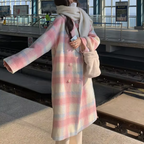 R&B | Eleganter Karierter Wintermantel für Damen