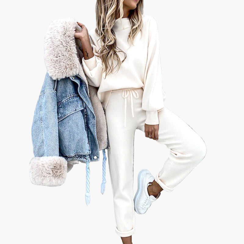 R&B | Loungewear-Set mit Oversized-Pullover und Jogginghose - Bequemes Freizeit-Outfit