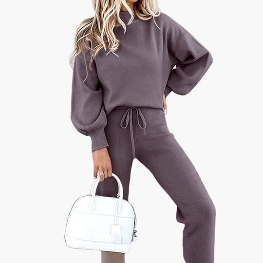 R&B | Loungewear-Set mit Oversized-Pullover und Jogginghose - Bequemes Freizeit-Outfit