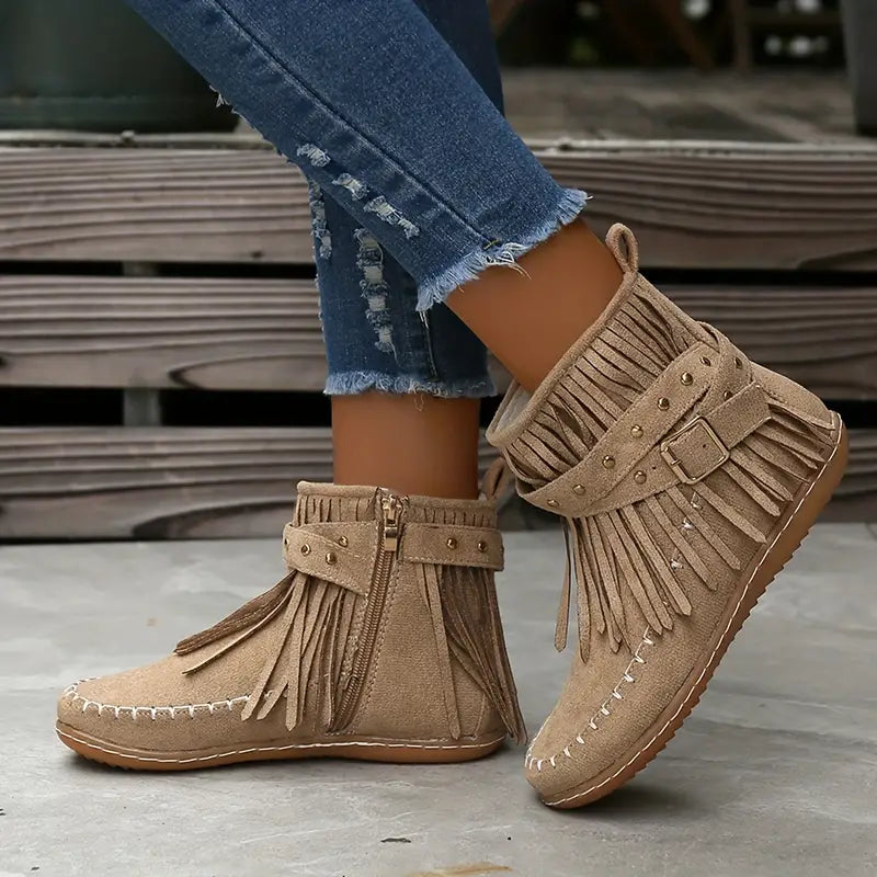 R&B | Plüschgefütterte Damenstiefelette
