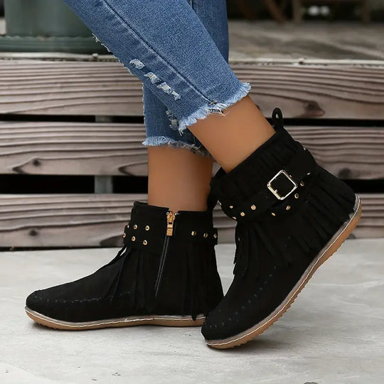 R&B | Plüschgefütterte Damenstiefelette