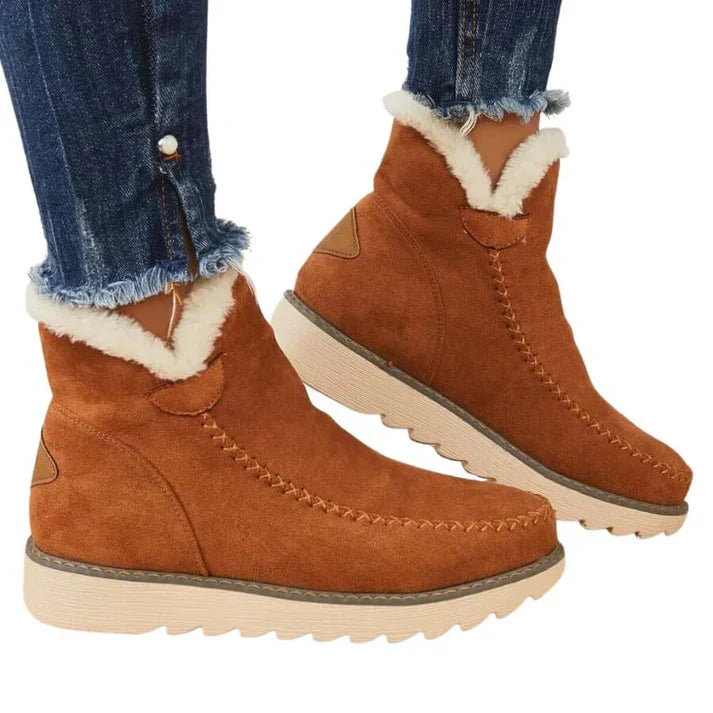 R&B | mit Fleece gefütterte Winterstiefel für Damen