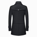 R&B | Langer Mantel Herren Schwarz