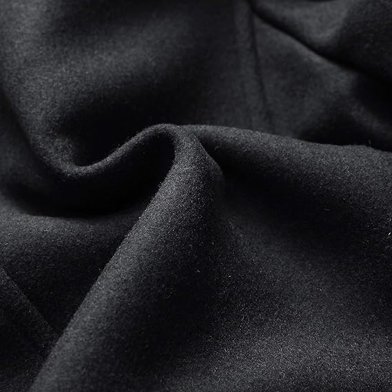 R&B | Langer Mantel Herren Schwarz