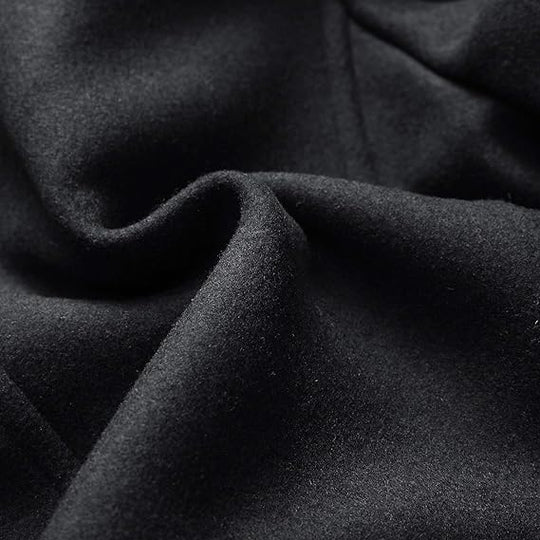 R&B | Langer Mantel Herren Schwarz
