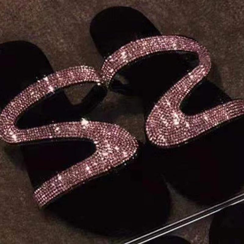 R&B | Elegante Glitzer-Sandale für Damen : 2024 Edition