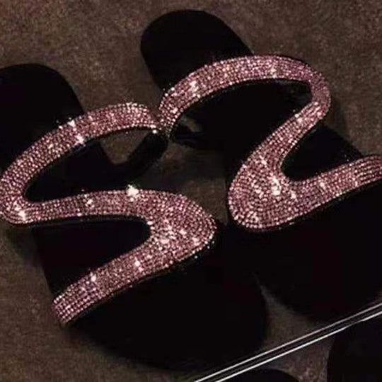R&B | Elegante Glitzer-Sandale für Damen : 2024 Edition