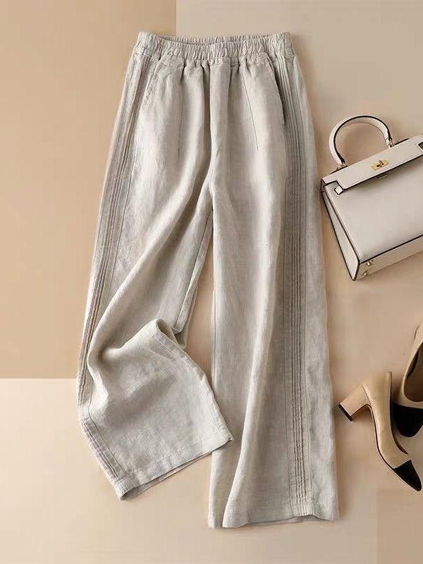 R&B | Weite Hose aus Baumwolle Casual Pants : Ihre einzigartige Eleganz 2024