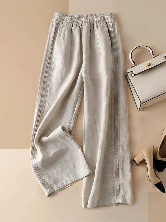 R&B | Weite Hose aus Baumwolle Casual Pants : Ihre einzigartige Eleganz 2024