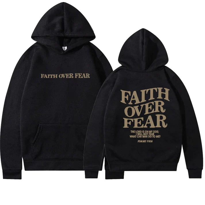 Faith – Motivierender Kapuzenpullover mit Bibelvers